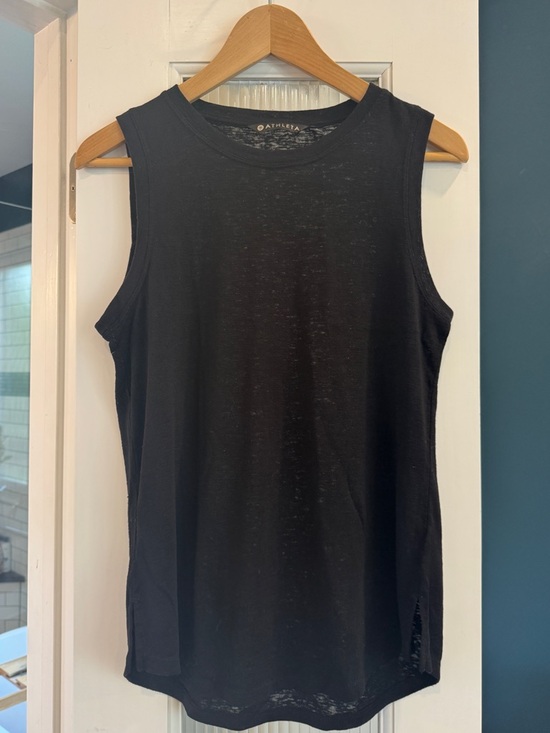 Athleta Tops - Athleta Black Sleeveless Crewneck Tank